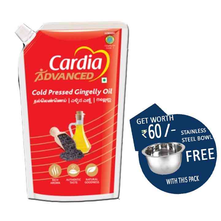 Cardia Advanced Cold Pressed Gingelly Oil